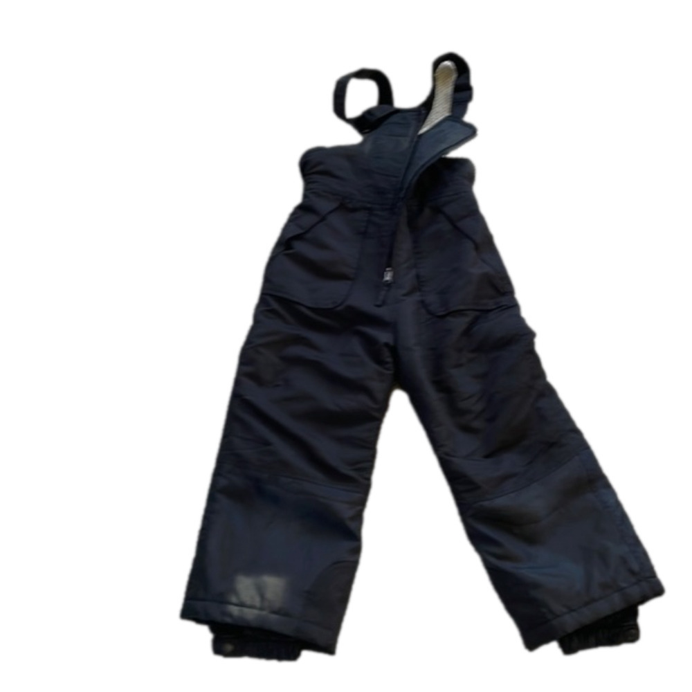 🌿Minus Zero Black snow pants / overalls, adjustable straps, kids size 5/6🌿